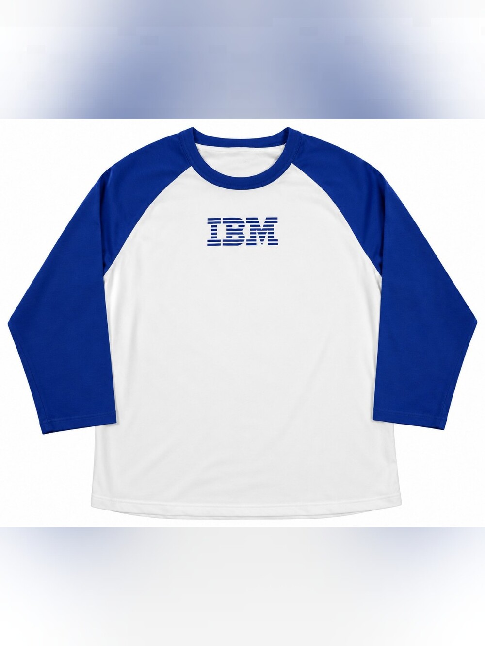 Sport-Tek IBM Corporate Promo 3/4 Sleeve Raglan Baseball Shirt - Size XL
